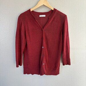 Vintage Coldwater Creek Rust Cardigan Sweater in good condition no holes or stai